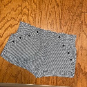 pinstripe shorts
